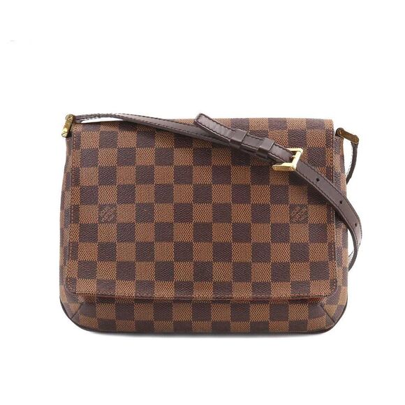 Louis Vuitton Damier Musette Tango Short Strap Shoulder Bag Ebene - Picture 1 of 8